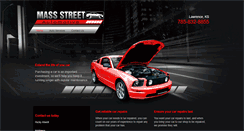 Desktop Screenshot of massstreetautomotive.com
