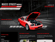Tablet Screenshot of massstreetautomotive.com